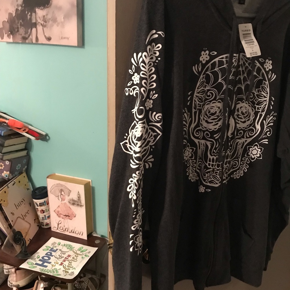 Torrid Sugar Skull ZIP Hoodie